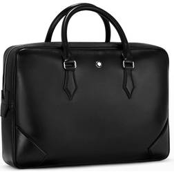 Montblanc Meisterstück Document Case Leather Briefcase Bag - BLACK