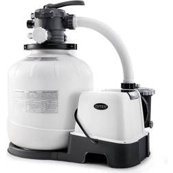 Intex 26679EG 2,150 GPH Krystal Clear Saltwater System and Sand Filter Pump