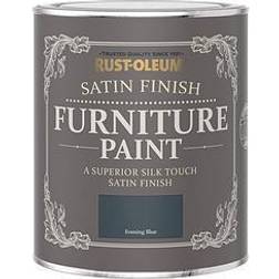 Rust-Oleum Satin Furniture Paint Evening Blue 0.75L