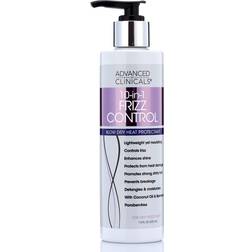 Advanced Clinicals 10-In-1 Frizz Control, Heat Protectant, 222ml