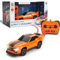 Sharper Image Toy Rc Drift Racer Muscle Car In Orange Orange