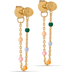 ENAMEL Copenhagen Lola Earrings - Gold/Dreamy