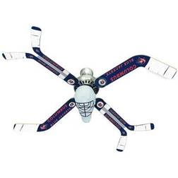 Ultimate Hockey Fans Columbus Blue Split Stick Team Ceiling