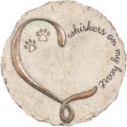 Evergreen Stepping Stones 'Whiskers on My Heart' Garden Stone