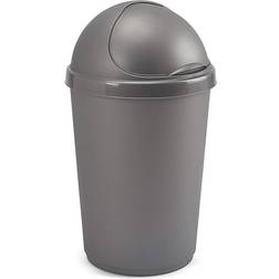 Whitefurze Bullet Bin, 50L, Silver