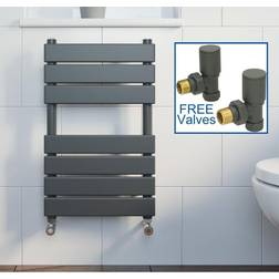 Modern Panel Heated Towel Rail Grey