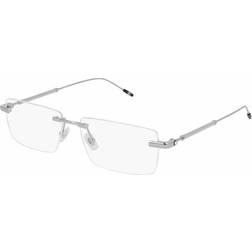 Montblanc MB 0112O 001, including lenses, RECTANGLE Glasses, MALE