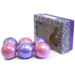 6pc Glitter Bath Bomb Set, Bath Bombs Gift Luxury Scented Gift