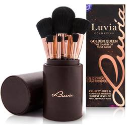 Luvia Cosmetics Brush Brush Set Golden Queen Set Rose Gold 1 Stk