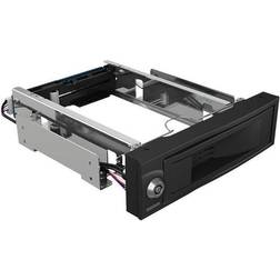 ICY BOX IB-167SSK, Wechselrahmen, 1x 3,5 SATA/SAS HDD zu 1x SATA Host, EasySwap traegerl 5.25 to 3.5 HDD caddy SATA III