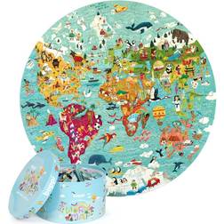 Boppi 150 Piece World Map Jigsaw Puzzle Playset Multicolour