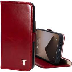 (Red) TORRO iPhone 13 Pro Max Leather Case