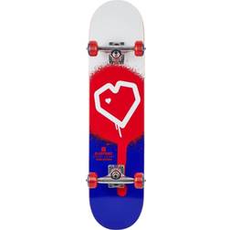 Blueprint Spray Heart Complete Skateboard Rasta