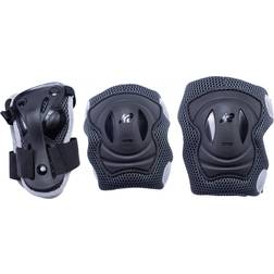 K2 Performance Men's Pad Set Silver Black Medium