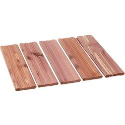 Household Essentials CedarFresh 25003-1 Interlocking Cedar Wood Plank Drawer Liners Set