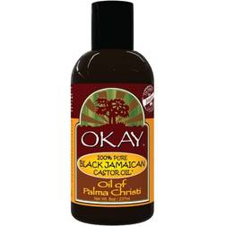 OKAY 100% Pure Black Jamaican Castor Oil, 8 Ounce