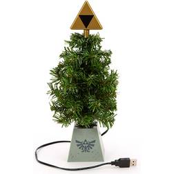 Legend of Zelda Triforce LED USB Light-Up Tree - Orange/Green/Gray Night Light
