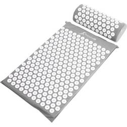 ProsourceFit Ki Acupressure Mat and Pillow Set with 100% Natural Linen for Back/Neck Pain Relief and Muscle Relaxation