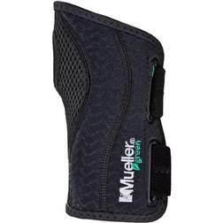 Mueller Fitted Wrist Brace for Left Hand, Small/Medium, Black