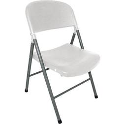 Bolero Foldaway Utility Chairs White (Pack of 2)