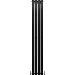 Designer Radiators 180 28cm Panel Modern Central Heating Black Vertical Column Double Panel