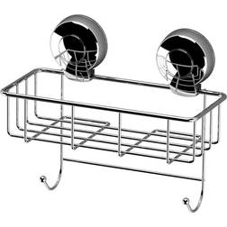 Showerdrape 'Suctionloc' Chrome Sponge Basket