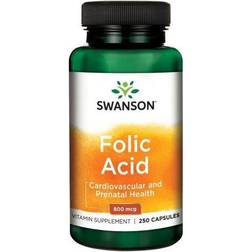 Swanson Folic Acid, 800mcg