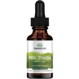 Swanson Milk Thistle Liquid Extract, Alcohol & Sugar Free