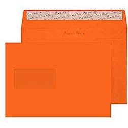 Creative Wallet Peel and Seal Window Pumpkin Orange C5 162X229 120GSM Box of 5