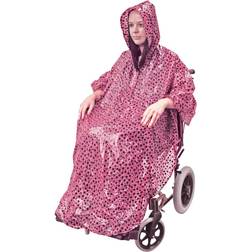 Aidapt Wheelchair Poncho Pink Polka-Dot