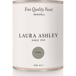 Laura Ashley Eggshell Steel Wood Paint Grey 0.75L