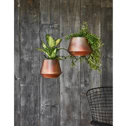 Ivyline Indoor Soho Aged Hanging Planter with