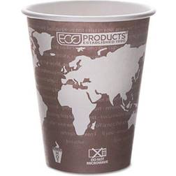 Eco-Products, Inc EPBHC8WAPK World Art Renewable Resource Hot Drink Cups, 8 oz, Plum, 50-Pack