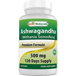 Best Naturals Ashwagandha 500 mg 120