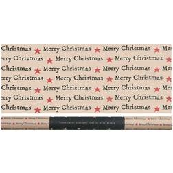 East of India ‘Merry Christmas’ Roll Of Kraft Paper