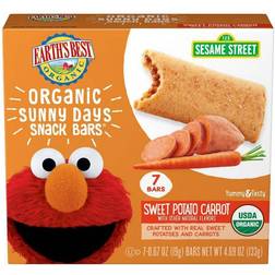 Earth's Best Organic Sweet Potato Carrot Sunny Days Snack Bars