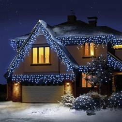 Premier 17.8m 720 LED Icicle Christmas TIMER String Light