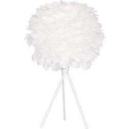 Dkd Home Decor White Feather Table Lamp