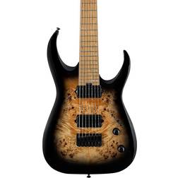 Jackson Pro Series Signature Misha Mansoor Juggernaut Ht7p Black Burst Burl