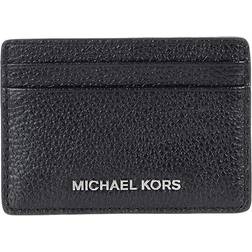 Michael Kors Black Logo Leather Card Holder