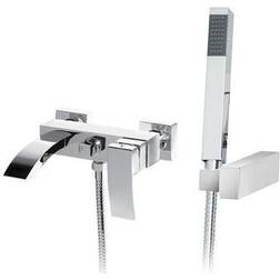 Wave Chrome Mounted Bath Shower