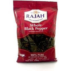 Rajah 100% Pure Whole Black Peppercorns 100g