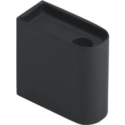 Northern Monolith Holder Low Black Candlestick