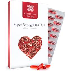 Healthspan Super Strength Krill Oil 1,200mg 60 pcs