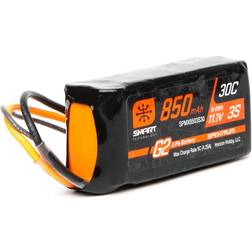 Spektrum 11.1V 850mAh 3S 30C Smart LiPo Battery G2: IC2 O-SPMX8503S30