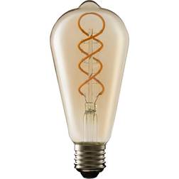 TCP Decorative Lightbulb Soft Filament ST64 Cage ES 4W/23W Warm Amber 1 Pack