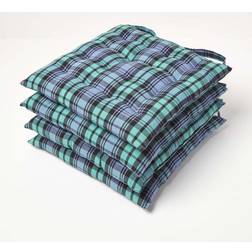 Homescapes Blackwatch Tartan Seat Pad 4