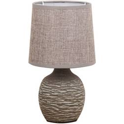 Hestia Dark Grey Textured Cement Table Lamp