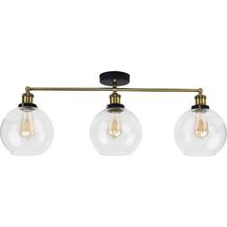 MiniSun 3 Way Black Pendant Lamp