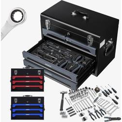 Arebos Tool box incl. 172 pcs Anthracite